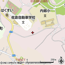 千葉県佐倉市岩名913周辺の地図