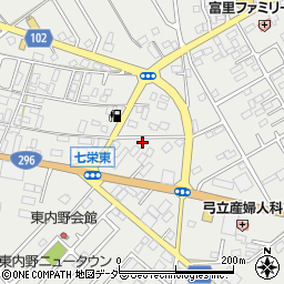 千葉県富里市七栄319-12周辺の地図
