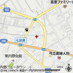 千葉県富里市七栄319-8周辺の地図
