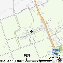 山梨県韮崎市藤井町駒井2525周辺の地図