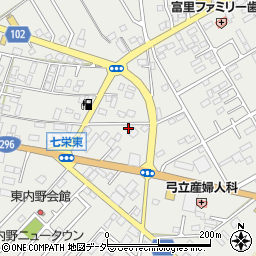 千葉県富里市七栄319-13周辺の地図
