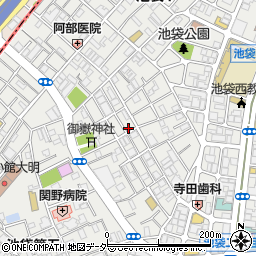 東京都豊島区池袋3丁目49-8周辺の地図