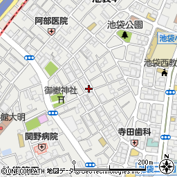 東京都豊島区池袋3丁目49-7周辺の地図