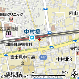 ひとぼし 中村橋総本店周辺の地図