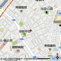 東京都豊島区池袋3丁目50周辺の地図