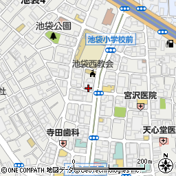 東京都豊島区池袋4丁目2-2周辺の地図