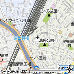 東京都豊島区上池袋2丁目29周辺の地図