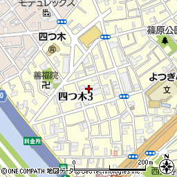 東京都葛飾区四つ木3丁目8-3周辺の地図