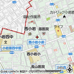 東京都江戸川区西小岩3丁目24周辺の地図