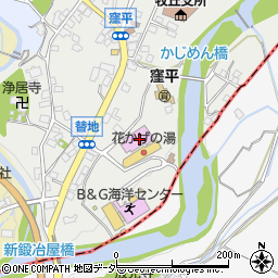 山梨県山梨市牧丘町窪平453周辺の地図