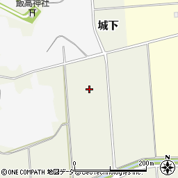 千葉県匝瑳市城下周辺の地図