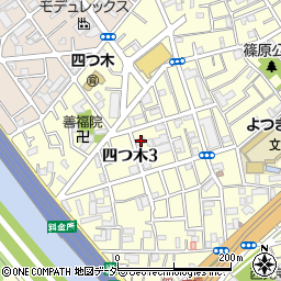 東京都葛飾区四つ木3丁目8-6周辺の地図