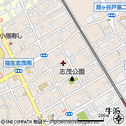 個人宅_福生akippa駐車場周辺の地図