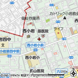 東京都江戸川区西小岩3丁目24-14周辺の地図