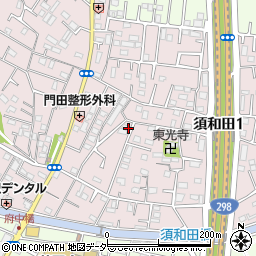 千葉県市川市須和田周辺の地図