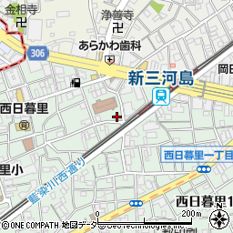 東京税理士会荒川支部周辺の地図