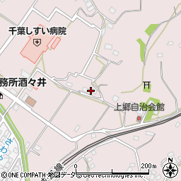 千葉県印旛郡酒々井町上岩橋1221周辺の地図