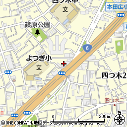 東京都葛飾区四つ木4丁目11周辺の地図