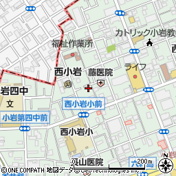 東京都江戸川区西小岩3丁目24-13周辺の地図
