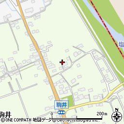山梨県韮崎市藤井町駒井2841周辺の地図