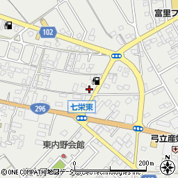千葉県富里市七栄398周辺の地図