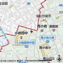 東京都江戸川区西小岩3丁目15周辺の地図