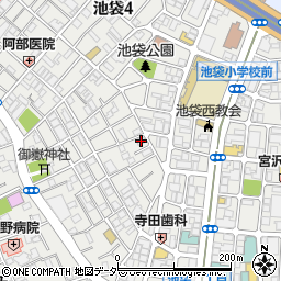 東京都豊島区池袋3丁目62-9周辺の地図