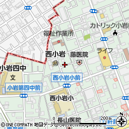 東京都江戸川区西小岩3丁目24-5周辺の地図