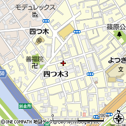 東京都葛飾区四つ木3丁目8-7周辺の地図