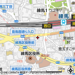 情熱ホルモン 練馬酒場周辺の地図