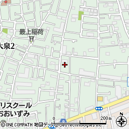 東京都練馬区南大泉1丁目20周辺の地図