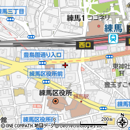 銀座メガネ練馬店周辺の地図
