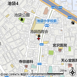 東京都豊島区池袋4丁目2周辺の地図