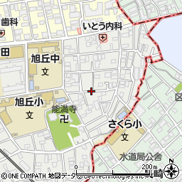 東京都練馬区旭丘2丁目周辺の地図