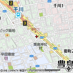 東京都豊島区要町3丁目1周辺の地図