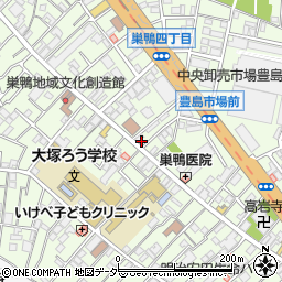 ジャノメ直営巣鴨支店周辺の地図