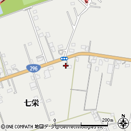 千葉県富里市七栄110-4周辺の地図