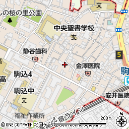 東京整帯有限会社周辺の地図