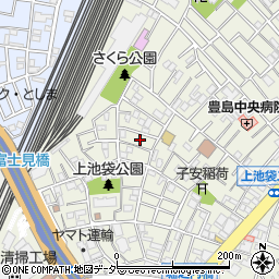 東京都豊島区上池袋2丁目周辺の地図