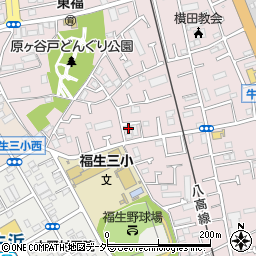 東京都福生市福生2337-7周辺の地図