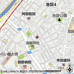 東京都豊島区池袋3丁目47-7周辺の地図