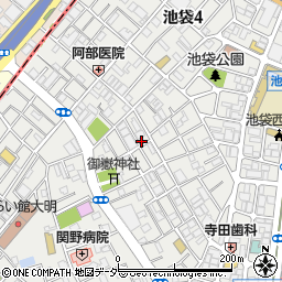 東京都豊島区池袋3丁目48-10周辺の地図
