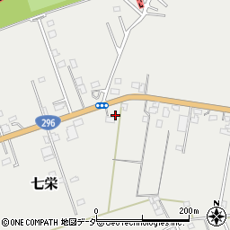 千葉県富里市七栄112-1周辺の地図