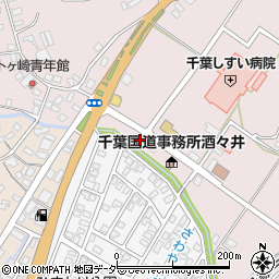 千葉県印旛郡酒々井町上岩橋1136-4周辺の地図