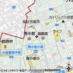 東京都江戸川区西小岩3丁目24-12周辺の地図