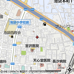 東京都豊島区池袋1丁目16-14周辺の地図