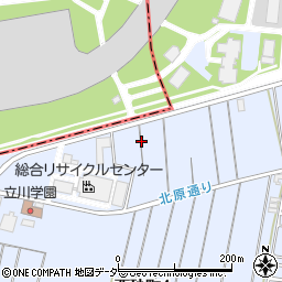 東京都立川市西砂町4丁目83周辺の地図