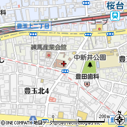 練馬区役所　練馬清掃事務所周辺の地図