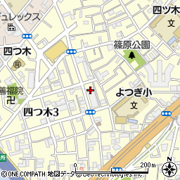 東京都葛飾区四つ木4丁目3-15周辺の地図
