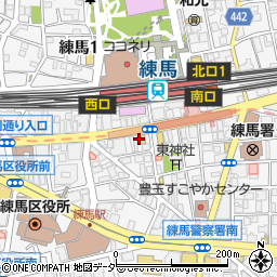 松乃家練馬店周辺の地図